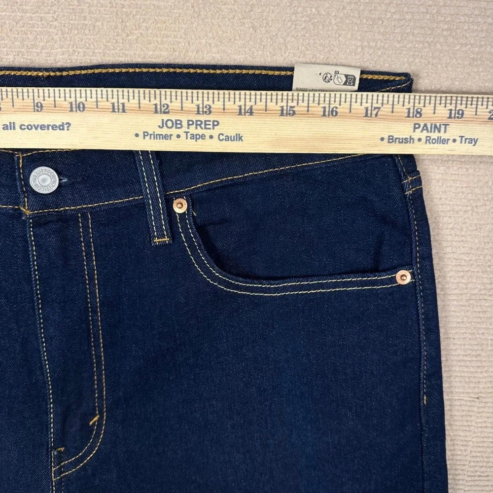 Levi's 512 Jeans NWT Mens 36x29 Slim Taper Dark Wash Stretch Denim (Tag 34x30)